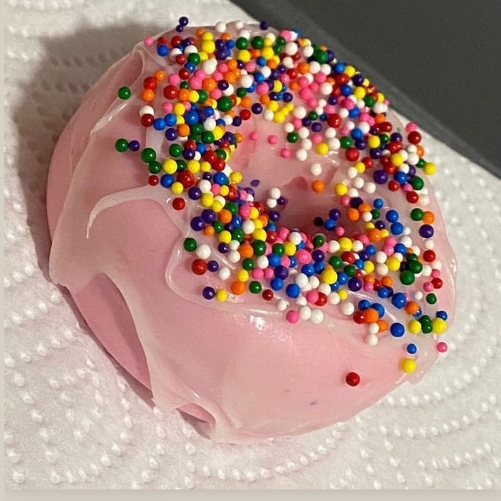 Strawberry scented donut SOAP